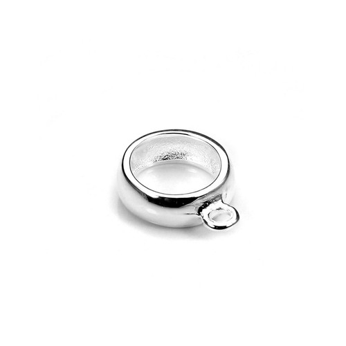 Sterling silver 5mm charm - 6.5mm,