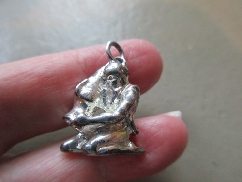 Vintage silver tone retro - vintage,